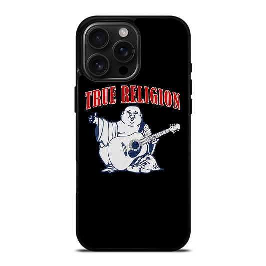 BIG BUDDHA TRUE RELIGION LOGO iPhone 16 Pro Max Case Cover