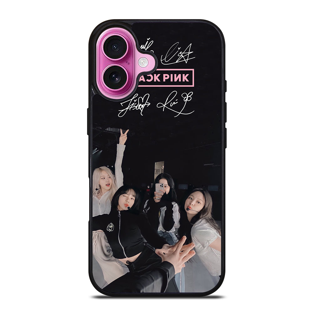 BLACKPINK SIGNATURE iPhone 16 Plus Case Cover