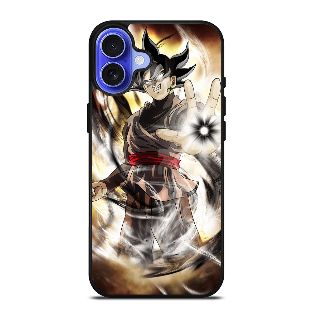 BLACK GOKU DRAGON BALL ANIME 1 iPhone 16 Case Cover