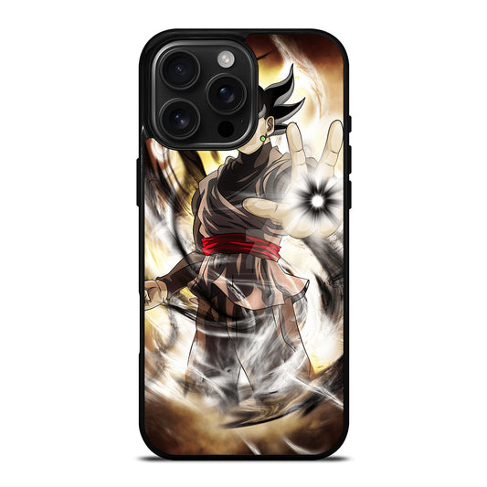 BLACK GOKU DRAGON BALL ANIME 1 iPhone 16 Pro Max Case Cover