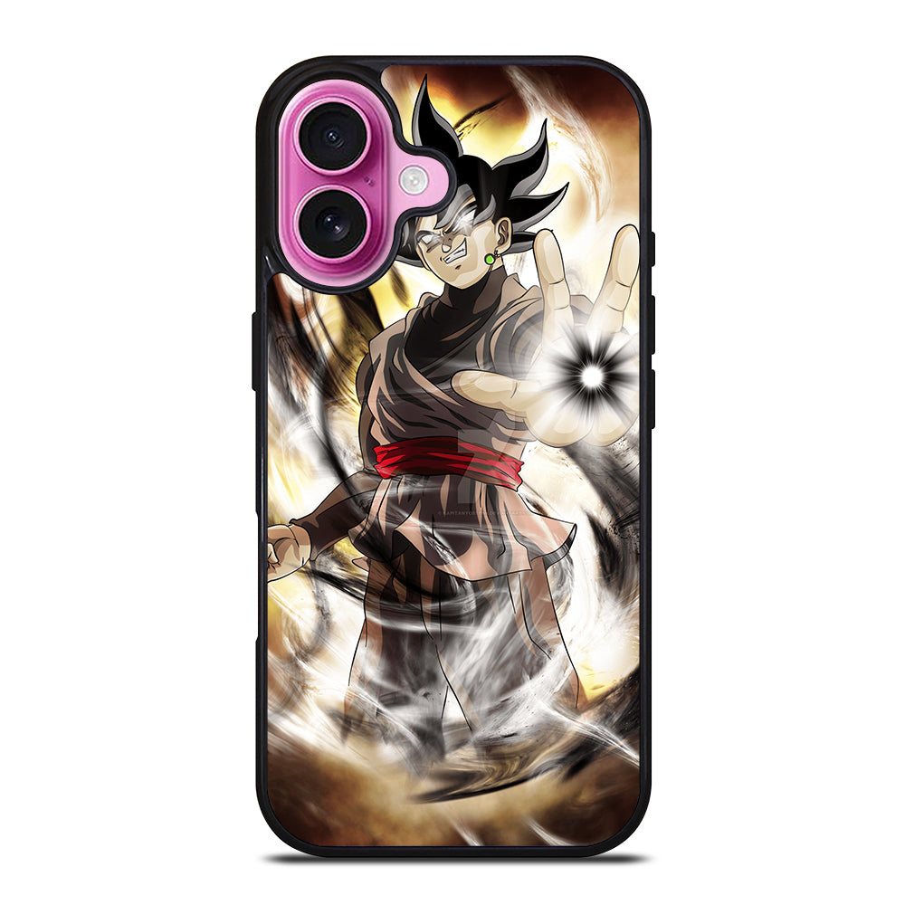 BLACK GOKU DRAGON BALL ANIME 1 iPhone 16 Plus Case Cover