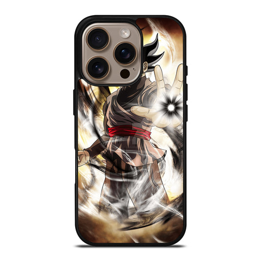 BLACK GOKU DRAGON BALL ANIME 1 iPhone 16 Pro Case Cover