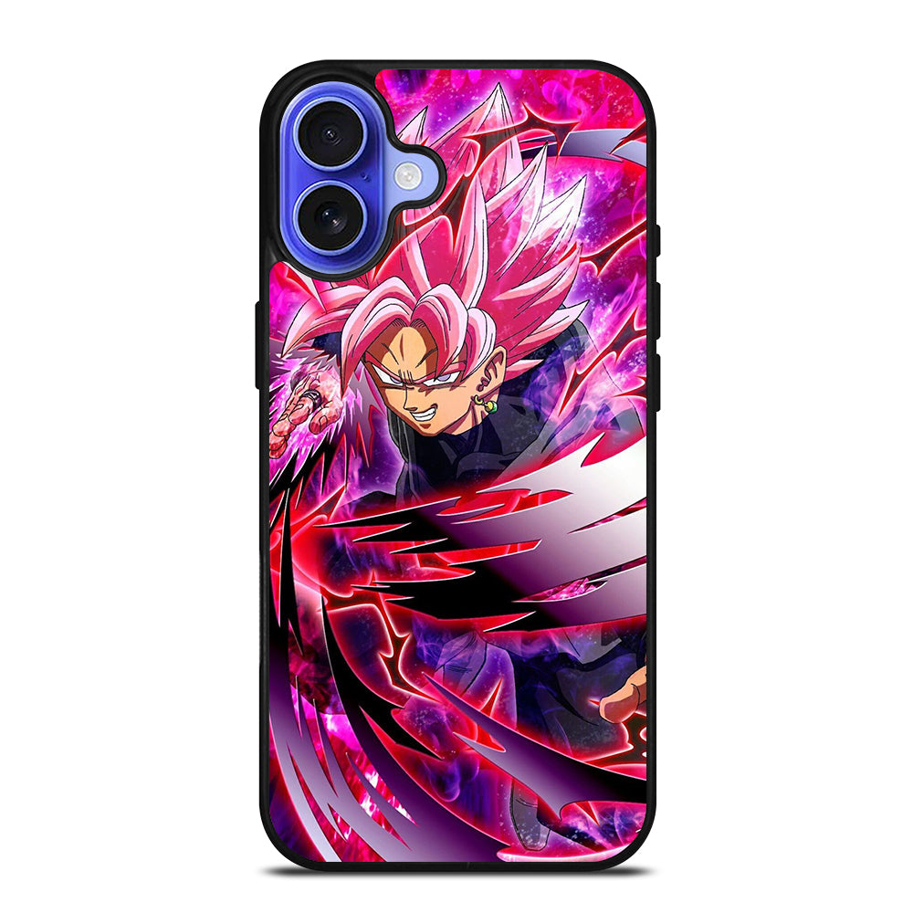 BLACK GOKU DRAGON BALL ANIME 2 iPhone 16 Case Cover