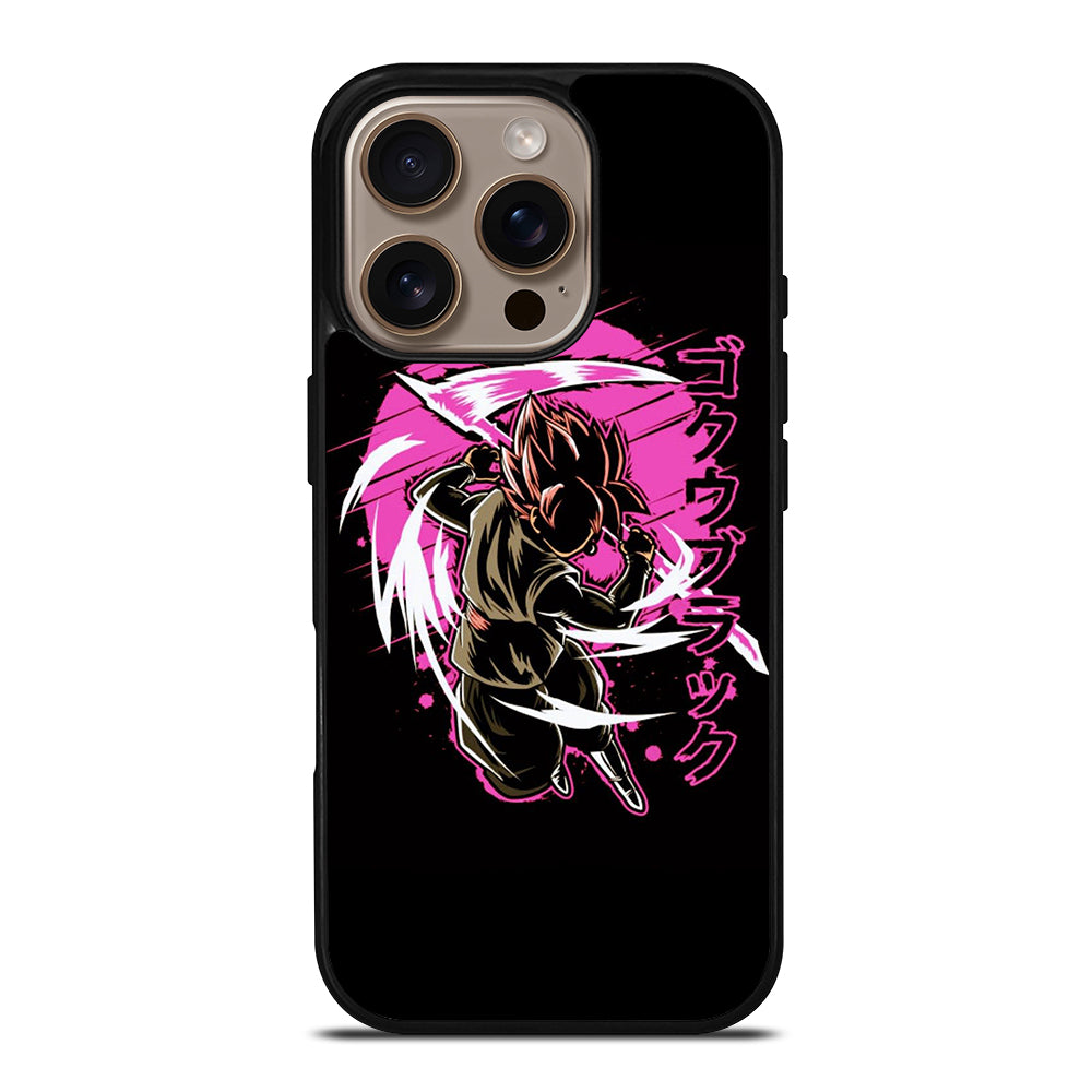 BLACK GOKU DRAGON BALL ANIME 3 iPhone 16 Pro Case Cover