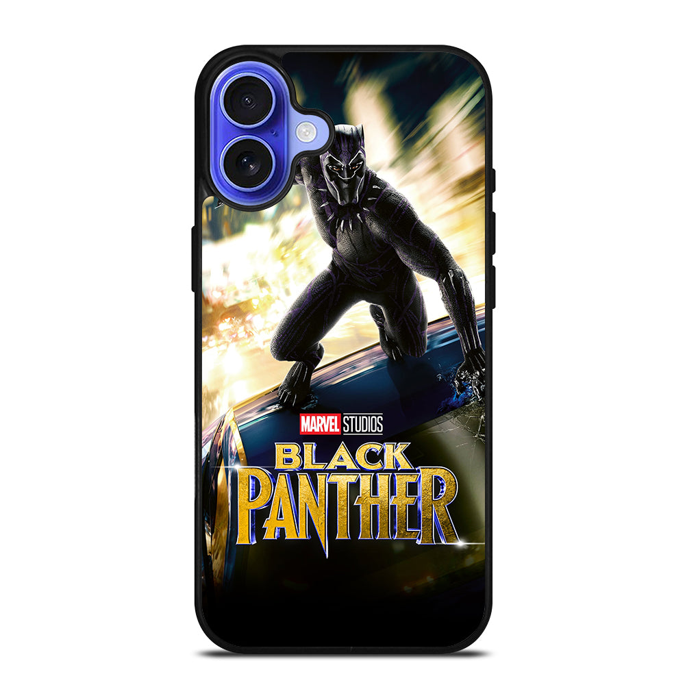 BLACK PANTHER SUPERHERO 2 iPhone 16 Case Cover