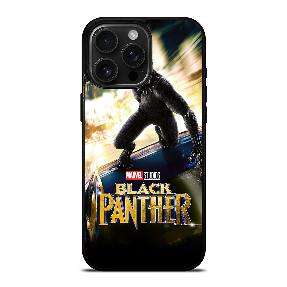 BLACK PANTHER SUPERHERO 2 iPhone 16 Pro Max Case Cover