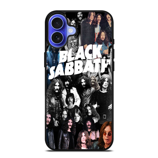 BLACK SABBATH COLLAGE iPhone 16 Case Cover