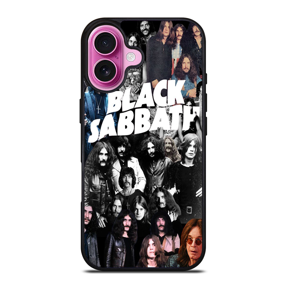 BLACK SABBATH COLLAGE iPhone 16 Plus Case Cover