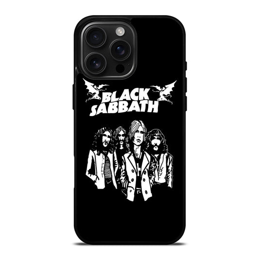 BLACK SABBATH ROCK BAND iPhone 16 Pro Max Case Cover