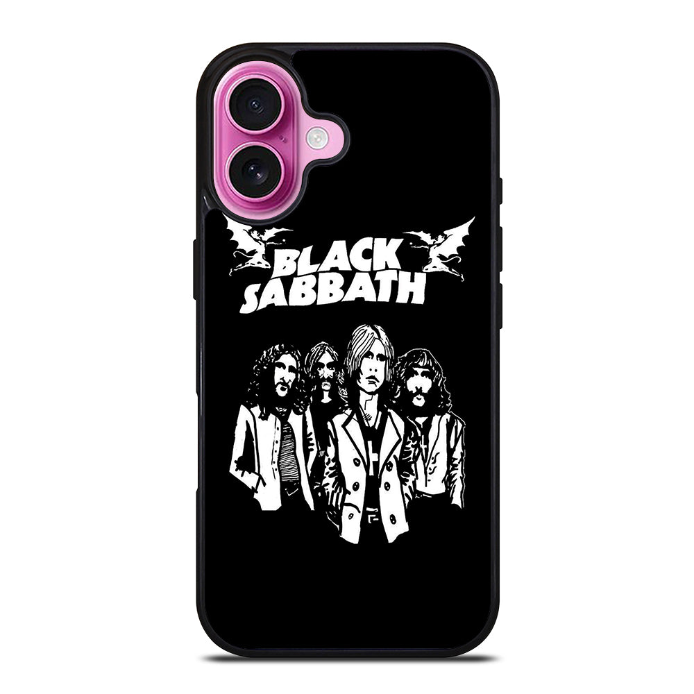 BLACK SABBATH ROCK BAND iPhone 16 Plus Case Cover