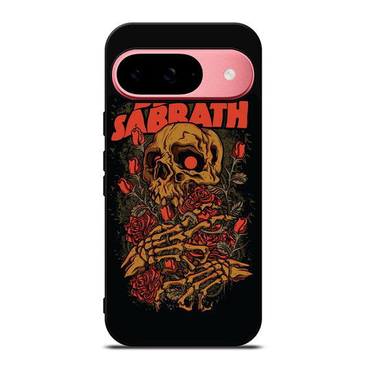 BLACK SABBATH SKULL ROSE LOGO Google Pixel 9 Case Cover