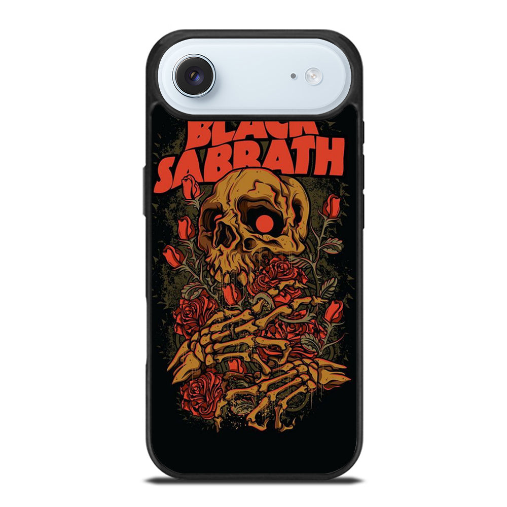 BLACK SABBATH SKULL ROSE LOGO iPhone Air Case Cover