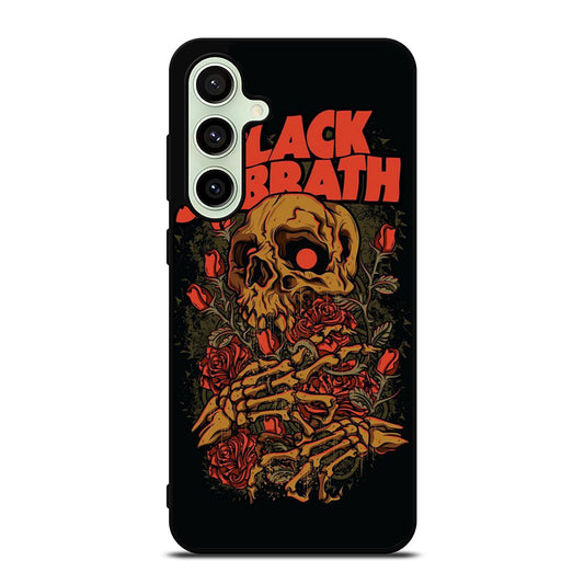 BLACK SABBATH SKULL ROSE LOGO Samsung Galaxy S24 FE Case Cover