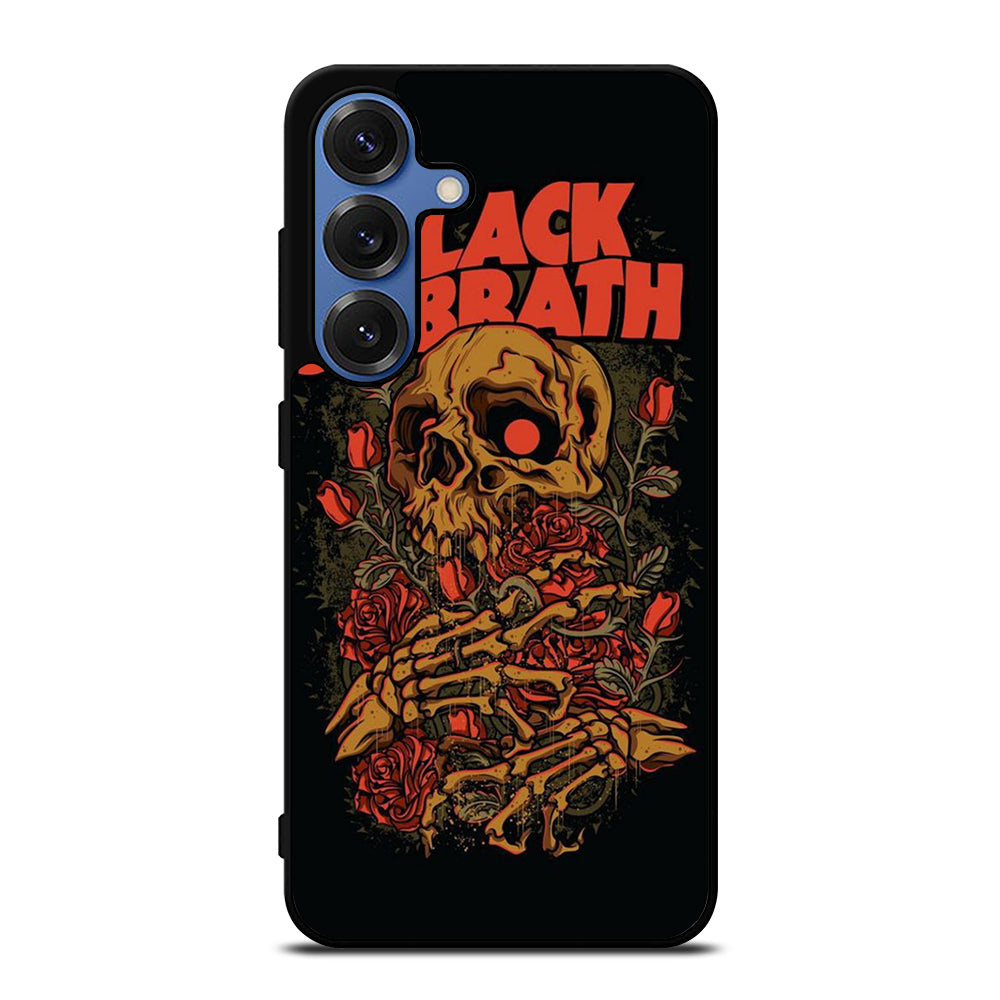 BLACK SABBATH SKULL ROSE LOGO Samsung Galaxy S25 Case Cover