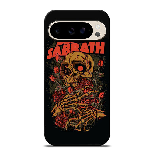 BLACK SABBATH SKULL ROSE LOGO Google Pixel 9 Pro Case Cover