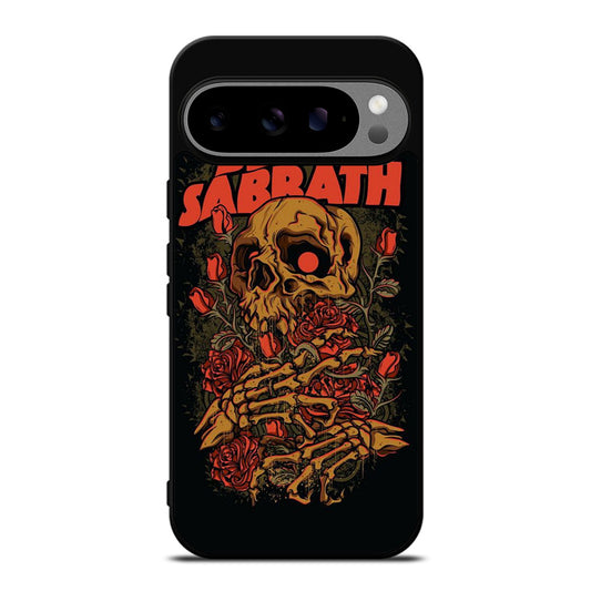 BLACK SABBATH SKULL ROSE LOGO Google Pixel 9 Pro XL Case Cover