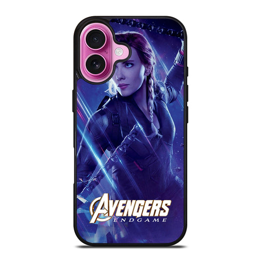 BLACK WIDOW AVENGERS ENDGAME iPhone 16 Plus Case Cover