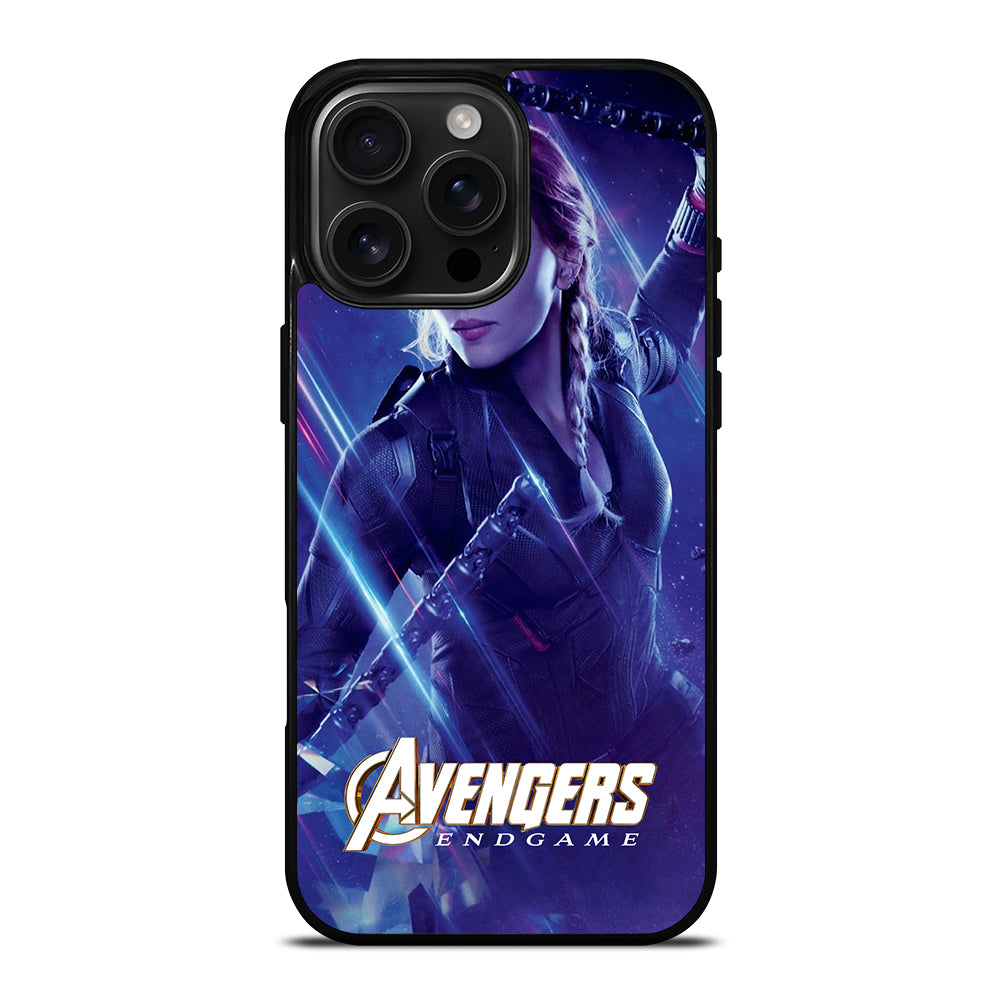 BLACK WIDOW AVENGERS ENDGAME iPhone 16 Pro Max Case Cover