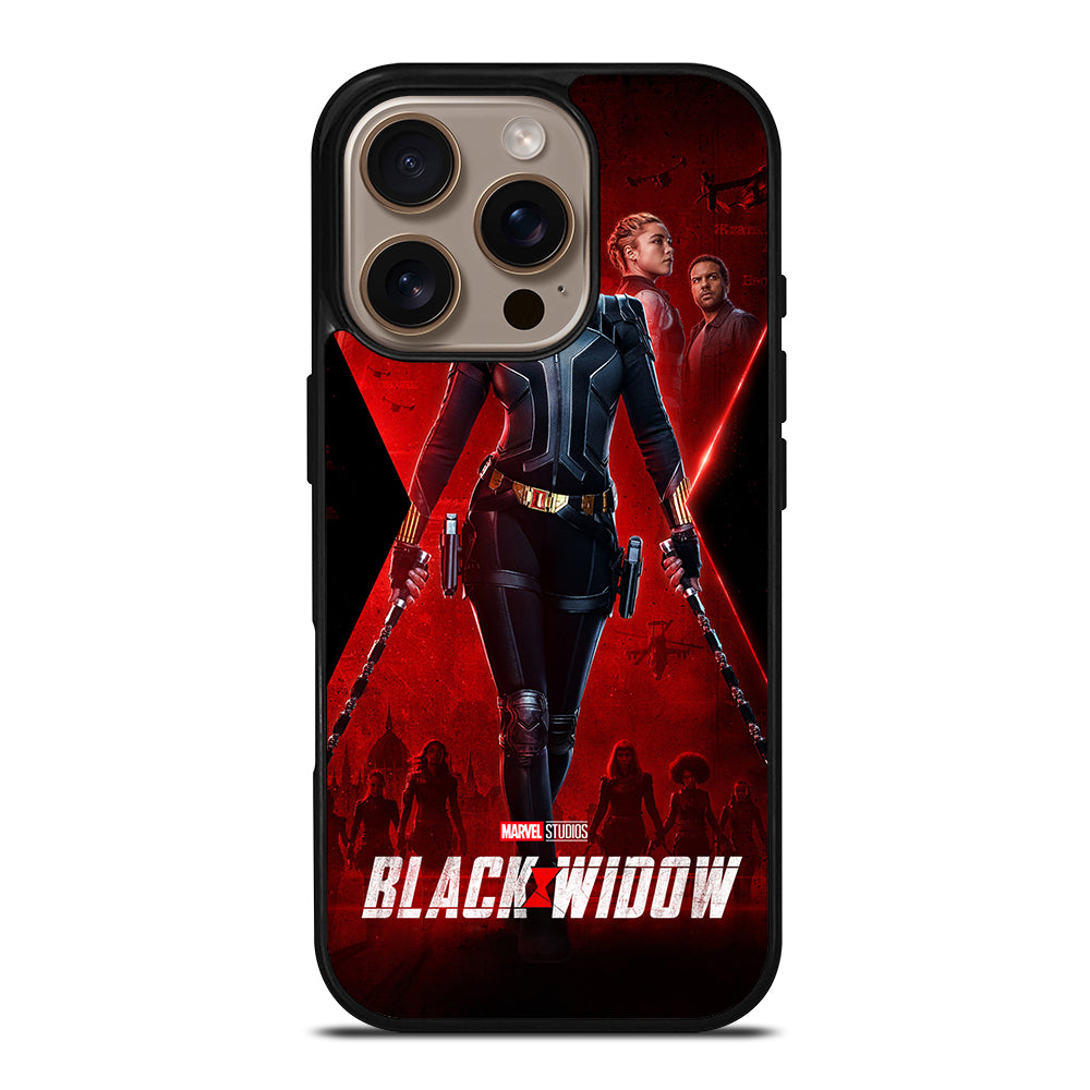 BLACK WIDOW SUPERHERO MARVEL 1 iPhone 16 Pro Case Cover