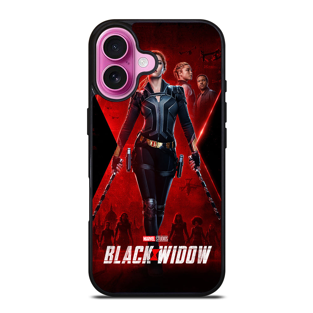 BLACK WIDOW SUPERHERO MARVEL 1 iPhone 16 Plus Case Cover