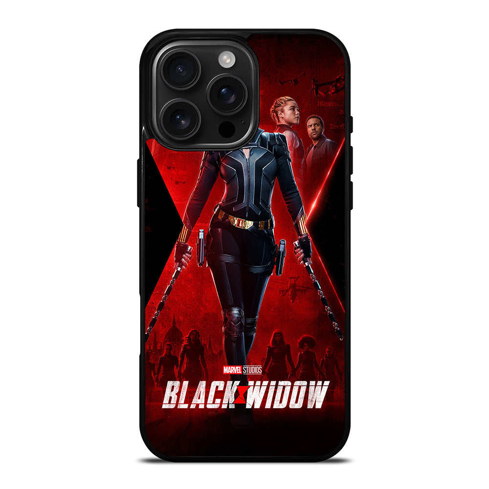 BLACK WIDOW SUPERHERO MARVEL 1 iPhone 16 Pro Max Case Cover