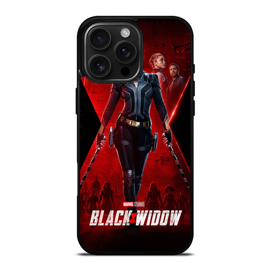 BLACK WIDOW SUPERHERO MARVEL 1 iPhone 16 Pro Max Case Cover