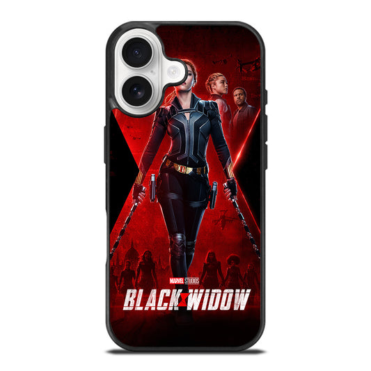 BLACK WIDOW SUPERHERO MARVEL 1 iPhone 17 Case Cover