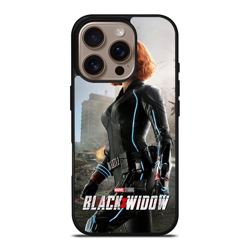 BLACK WIDOW SUPERHERO MARVEL 3 iPhone 16 Pro Case Cover