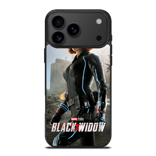 BLACK WIDOW SUPERHERO MARVEL 3 iPhone 17 Pro Max Case Cover