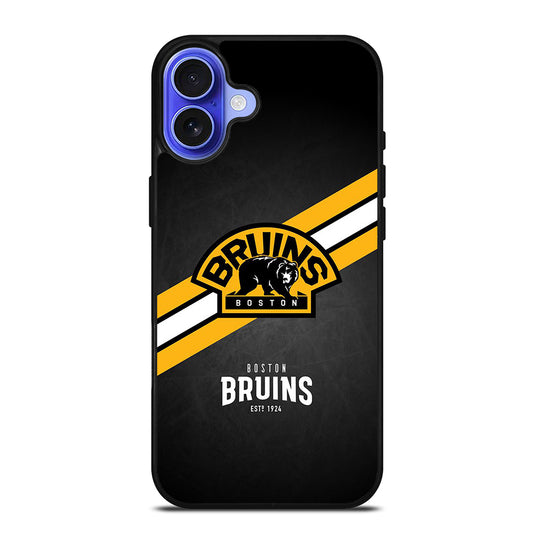 BOSTON BRUINS NHL LOGO 1 iPhone 16 Case Cover