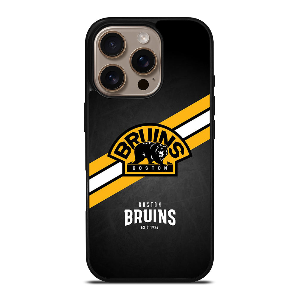 BOSTON BRUINS NHL LOGO 1 iPhone 16 Pro Case Cover