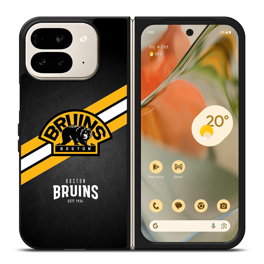 BOSTON BRUINS NHL LOGO 1 Google Pixel 9 Pro Fold Case Cover