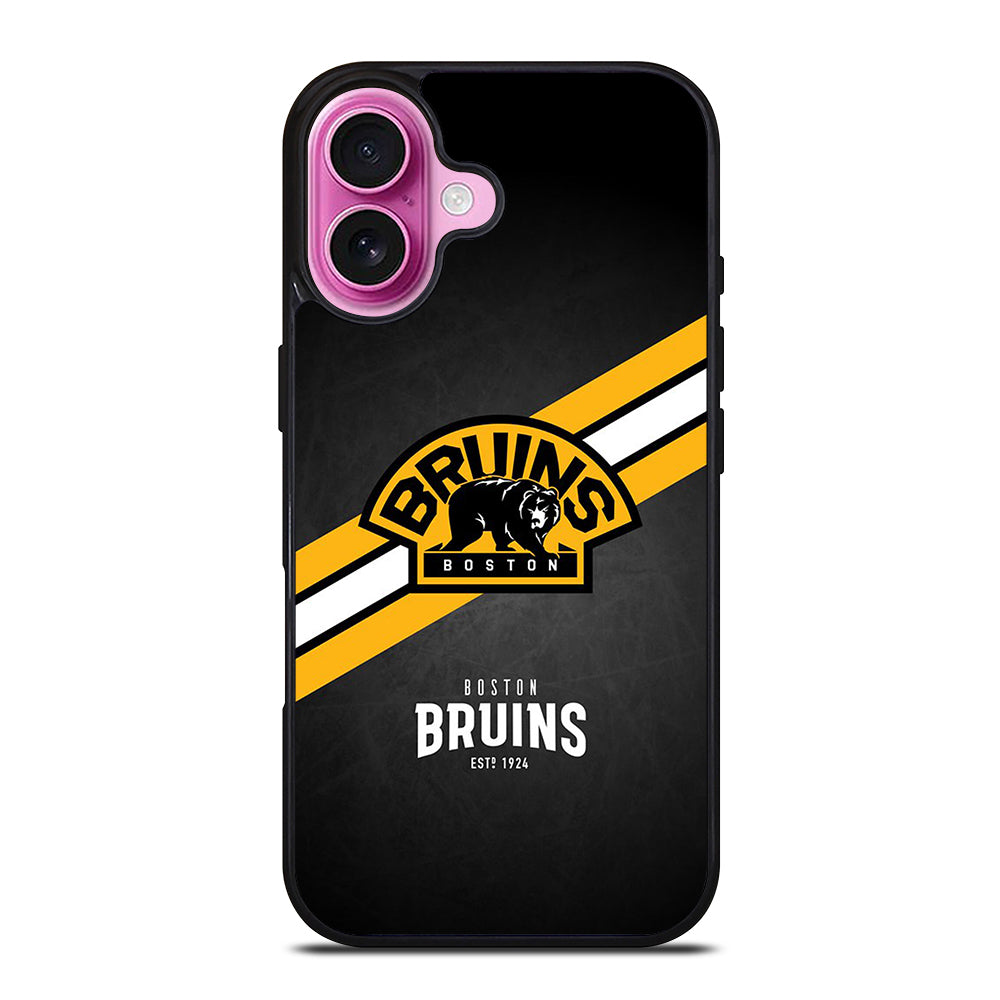 BOSTON BRUINS NHL LOGO 1 iPhone 16 Plus Case Cover