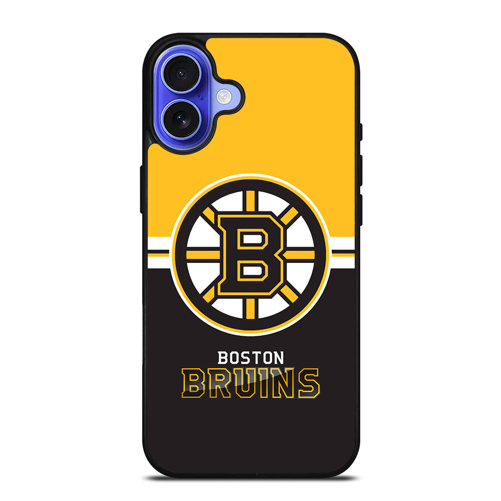 BOSTON BRUINS NHL LOGO 3 iPhone 16 Case Cover