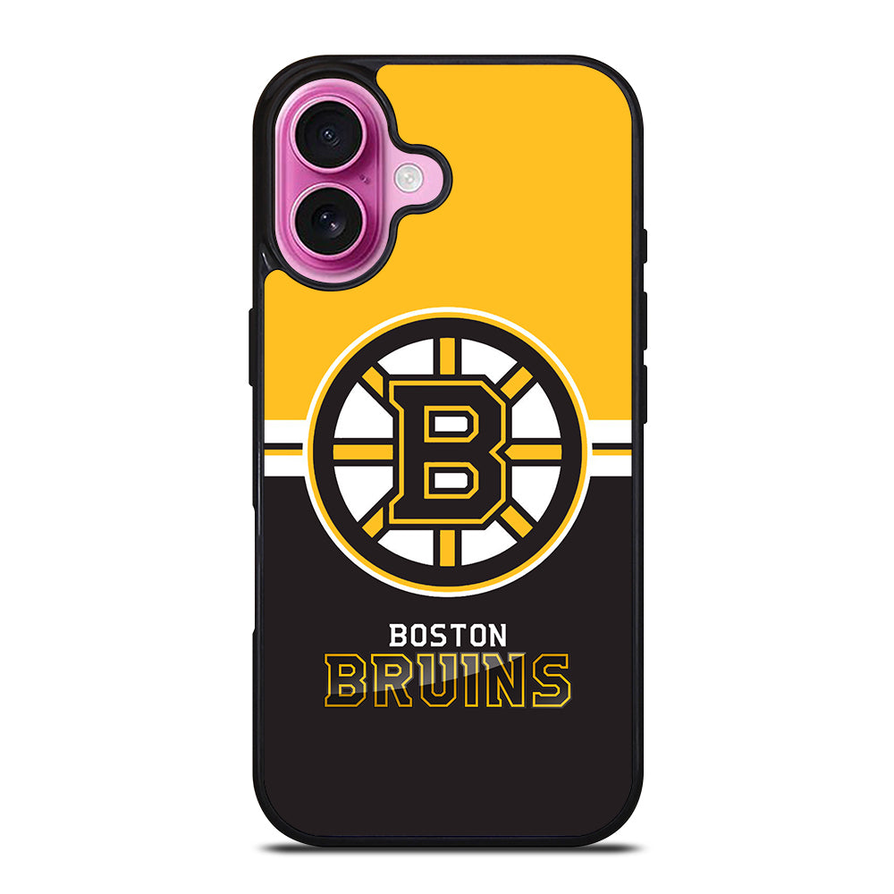 BOSTON BRUINS NHL LOGO 3 iPhone 16 Plus Case Cover
