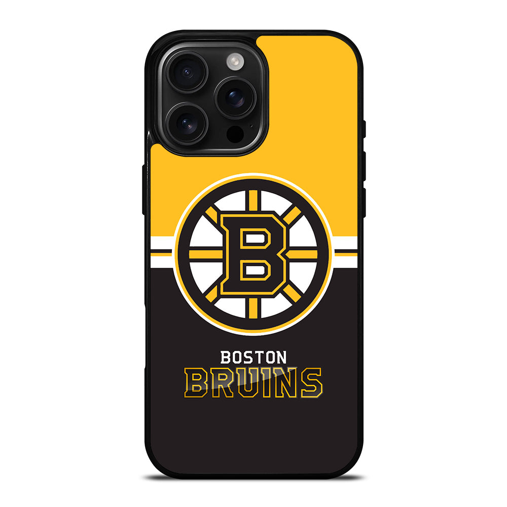 BOSTON BRUINS NHL LOGO 3 iPhone 16 Pro Max Case Cover