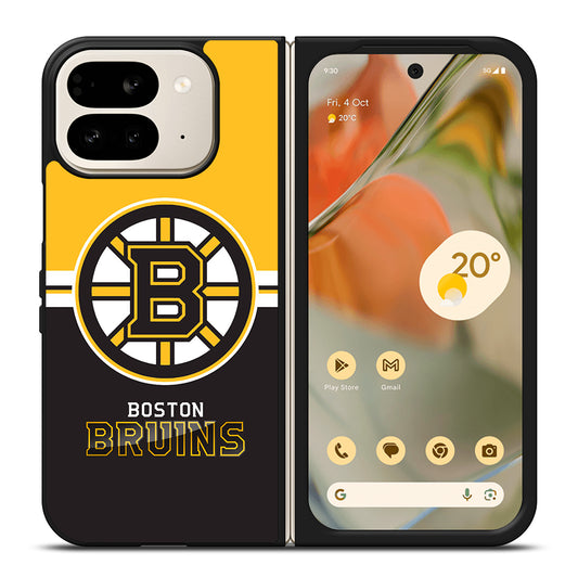 BOSTON BRUINS NHL LOGO 3 Google Pixel 9 Pro Fold Case Cover