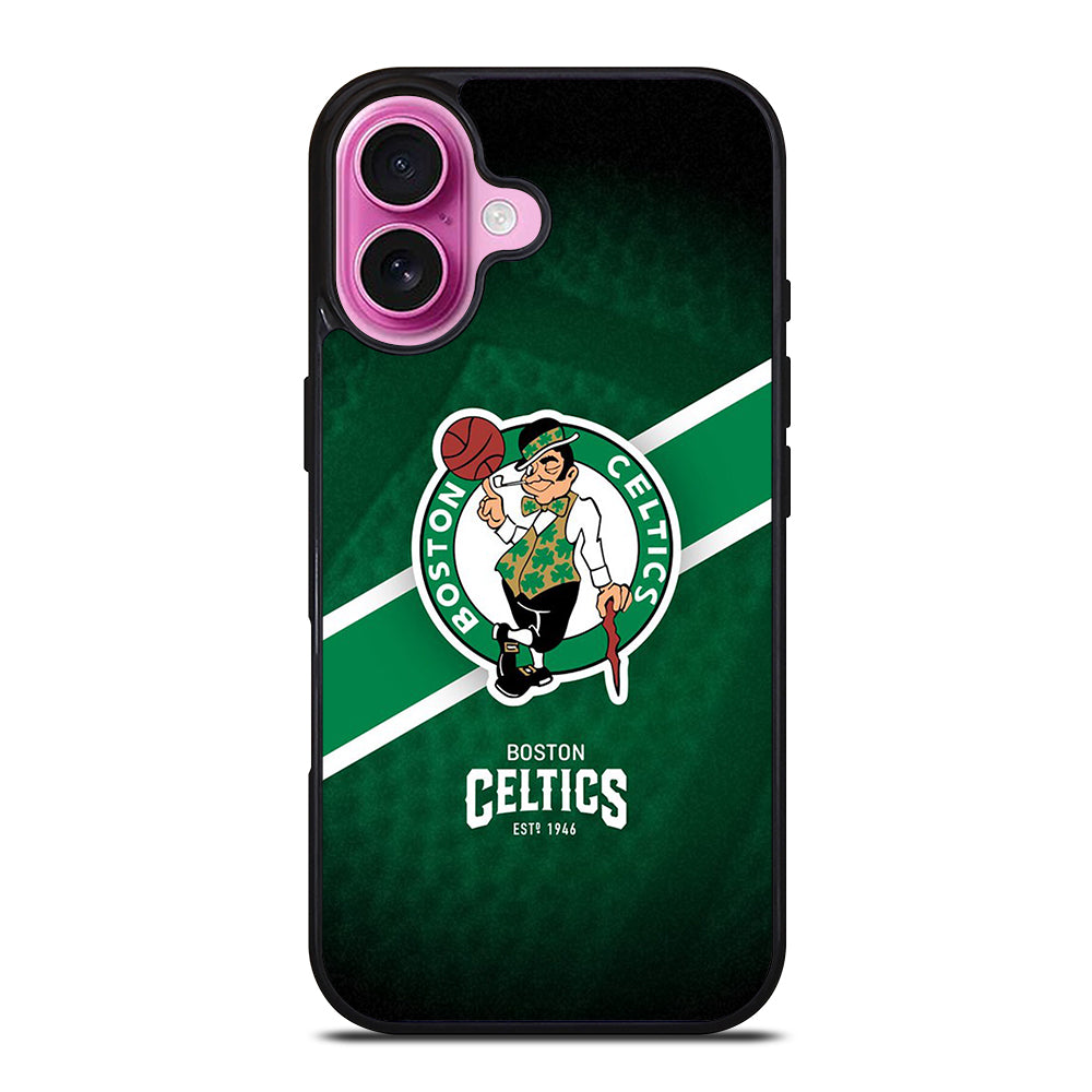 BOSTON CELTICS NBA LOGO 2 iPhone 16 Plus Case Cover