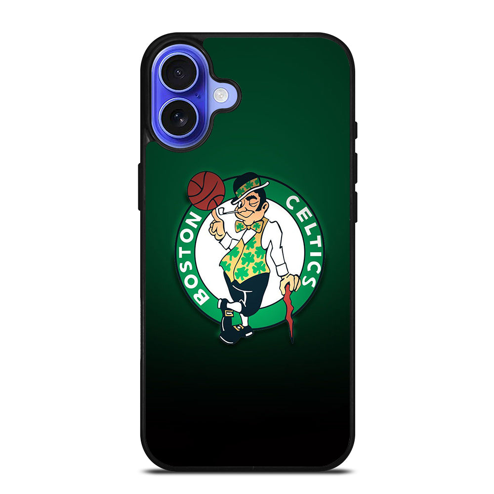 BOSTON CELTICS NBA LOGO 3 iPhone 16 Case Cover