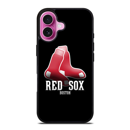 BOSTON RED SOX MLB LOGO 3 iPhone 16 Plus Case Cover