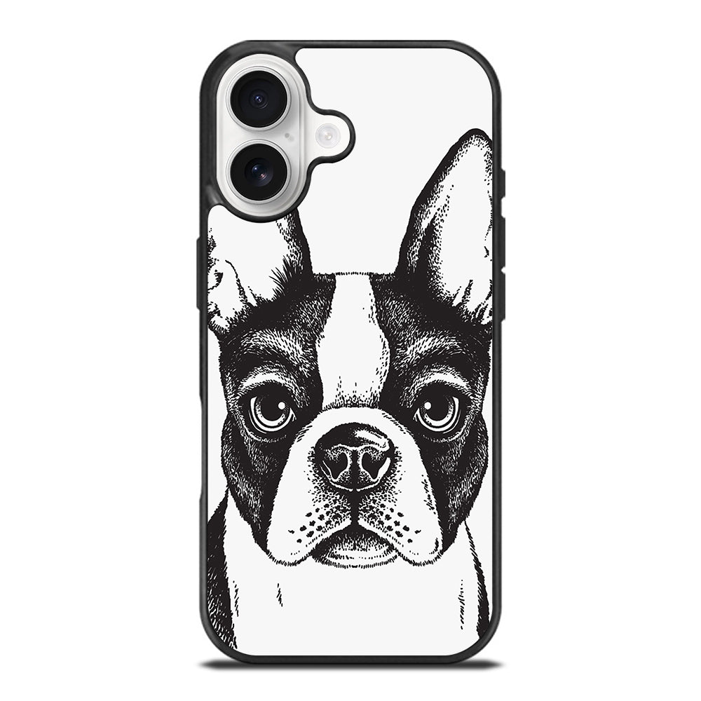 BOSTON TERRIER DOG ART iPhone 17 Case Cover