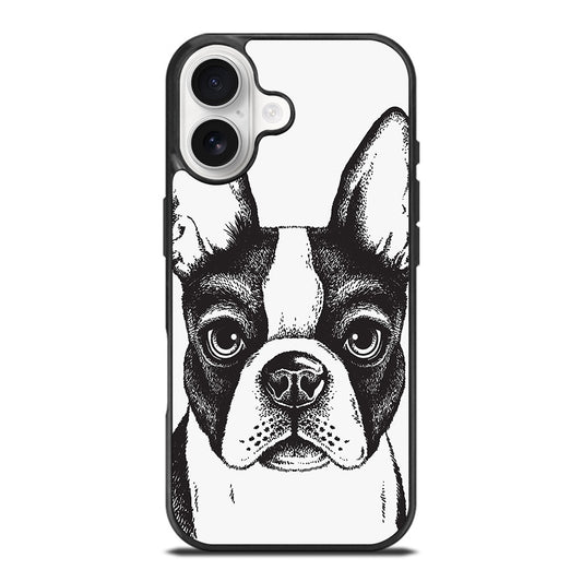 BOSTON TERRIER DOG ART iPhone 17 Case Cover