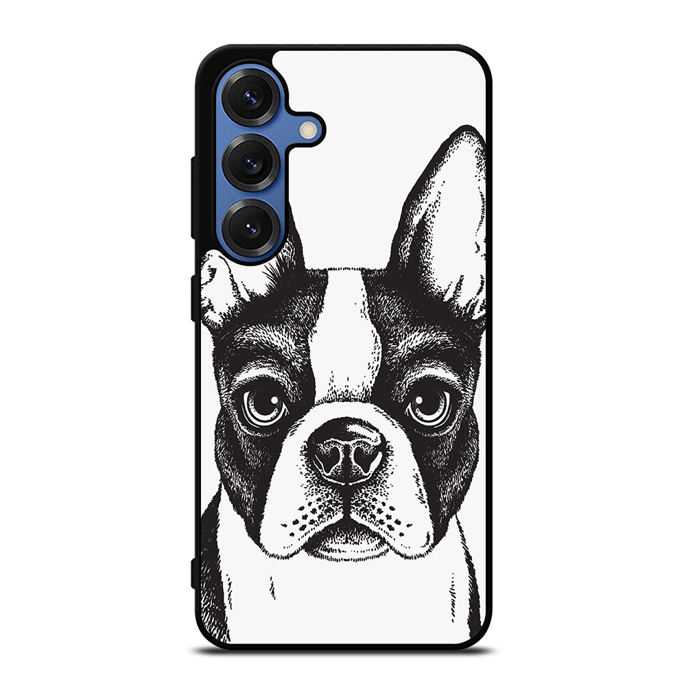 BOSTON TERRIER DOG ART Samsung Galaxy S25 Case Cover