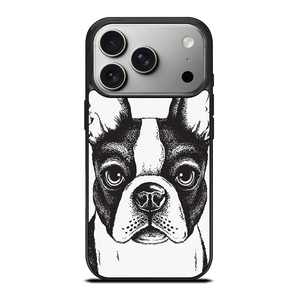 BOSTON TERRIER DOG ART iPhone 17 Pro Case Cover