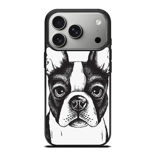 BOSTON TERRIER DOG ART iPhone 17 Pro Case Cover