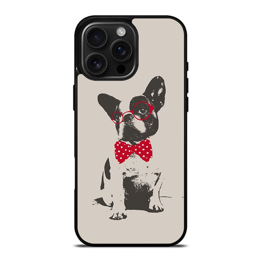 BOSTON TERRIER DOG CUTE iPhone 16 Pro Max Case Cover