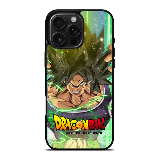 BROLY DRAGON BALL ANIME 1 iPhone 16 Pro Max Case Cover