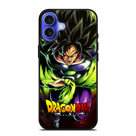 BROLY DRAGON BALL ANIME 2 iPhone 16 Case Cover