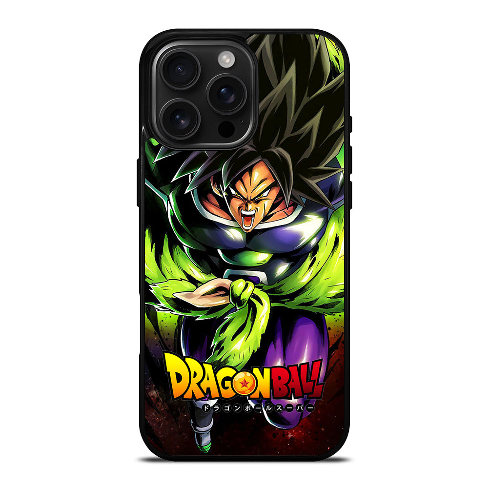 BROLY DRAGON BALL ANIME 2 iPhone 16 Pro Max Case Cover