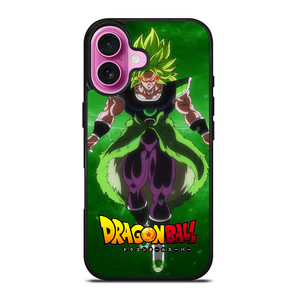 BROLY DRAGON BALL ANIME 3 iPhone 16 Plus Case Cover
